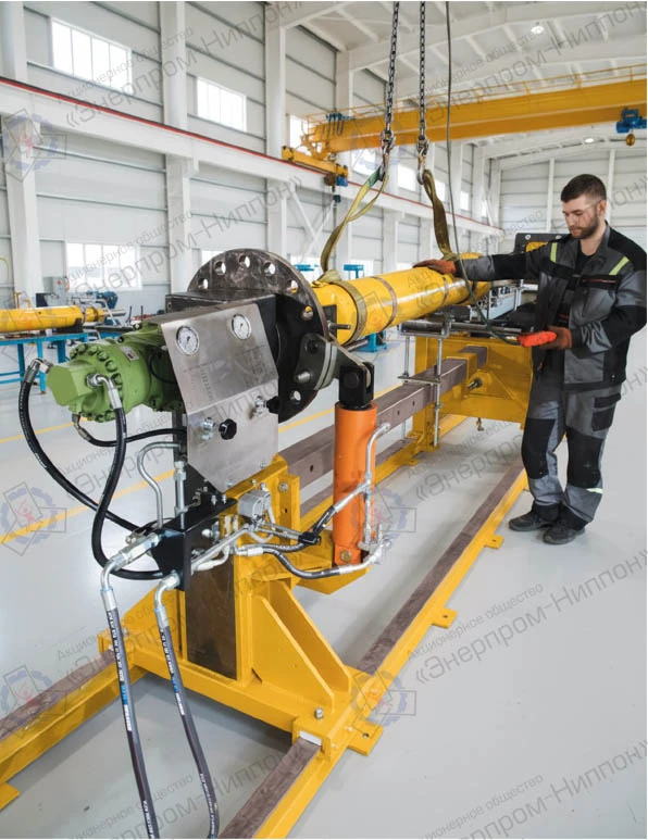 На фото: стенд СРГ-80-560-12-СТ-КСУ в работе