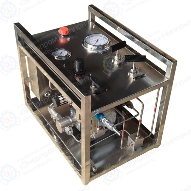 Пневмогидравлическая насосная станция НПР190-1,04/0,17А-НЖ-ЗР-КЛ, 190 МПа