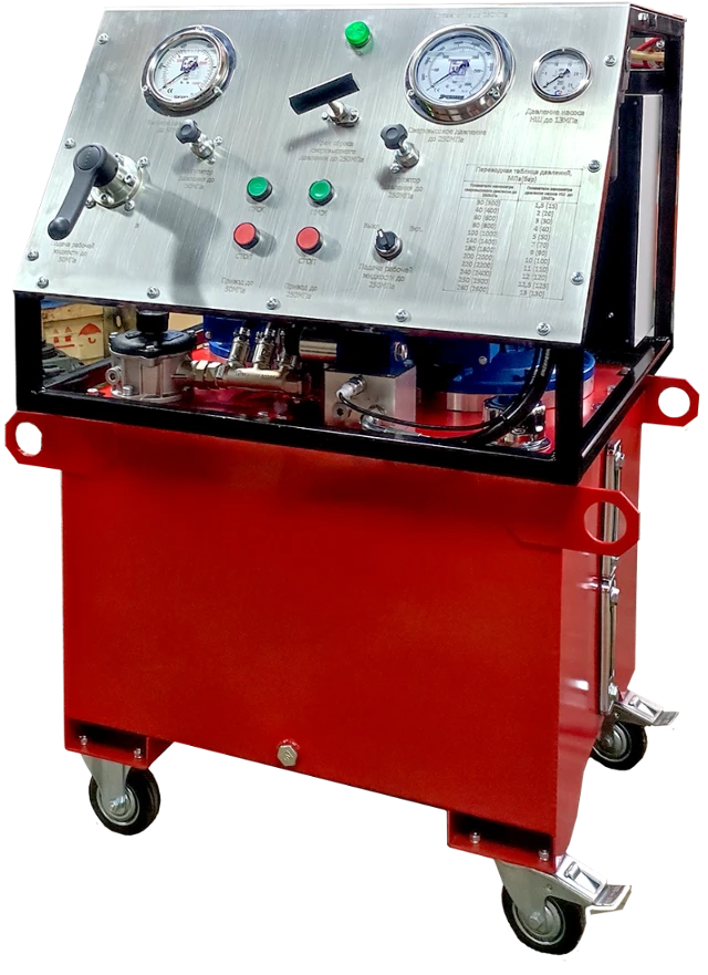 Насосные станции высокого давления для распрессовки конических соединений