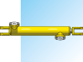 Гидроцилиндр ключ-вилки E265768582 для буровых станков DML (Atlas Copco, Epiroc)