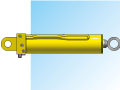 Гидроцилиндр подвода карусели E2658488003 для буровых станков DML (Atlas Copco, Epiroc)