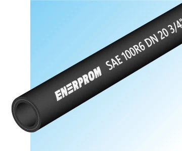 Масляный гидравлический рукав (шланг) SAE 100 R6 Enerprom